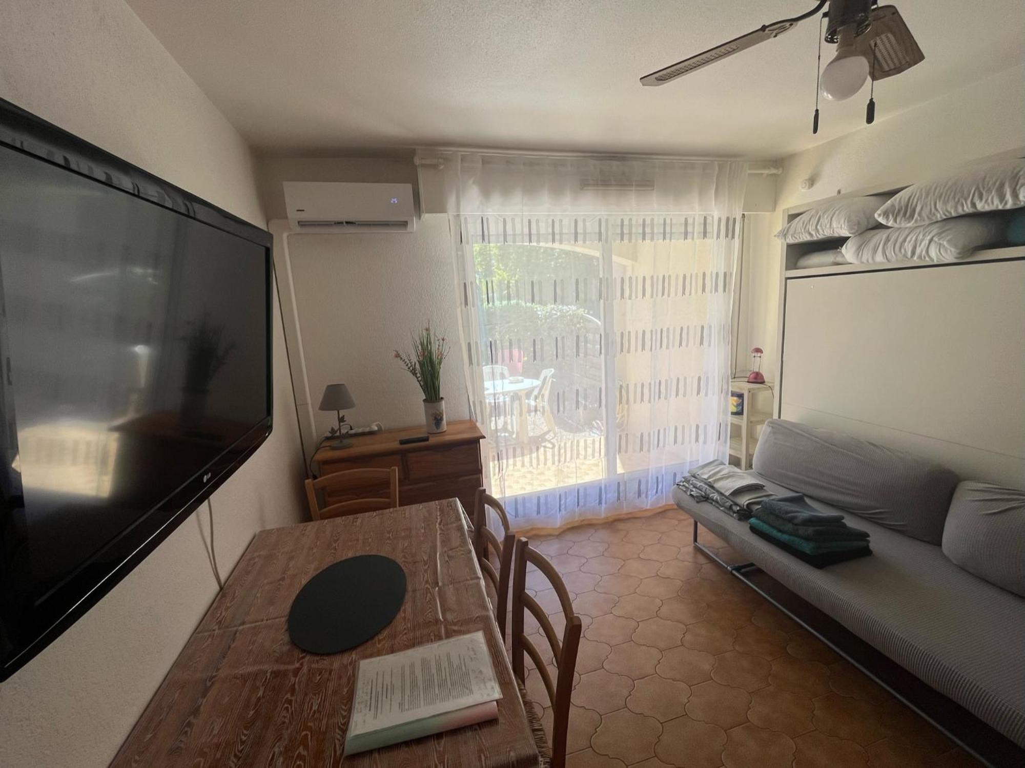 סן-מנדרייה-סור-מר Studio Climatise Avec Jardin Et Plage A 250M מראה חיצוני תמונה